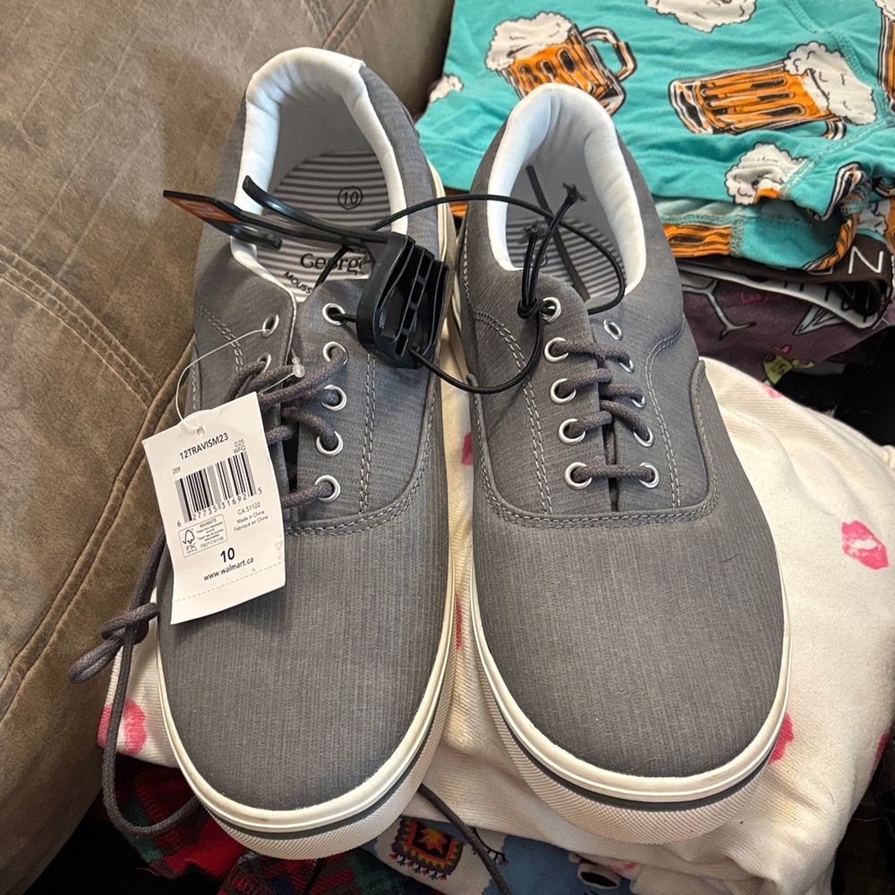 🔮 5/$25 NWT George Gray Canvas Men's Shoes